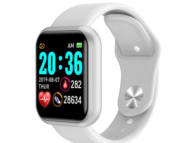 Kids Multi Function Fitness Smart Watch - White/White