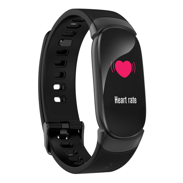 Bluetooth Digital LED Smart Fitness Watch - Black