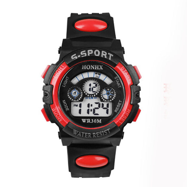 Kids LED Sports Watch - Red