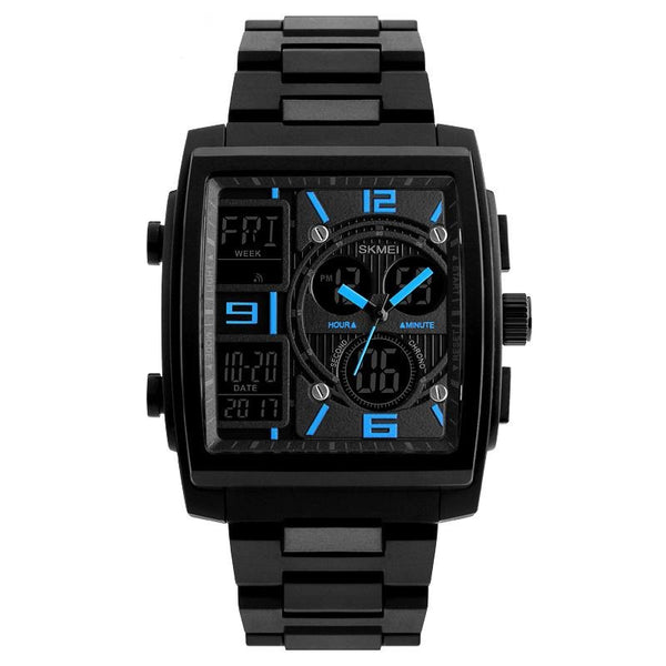 Digital Chronograph Waterproof Sport Watch - Blue