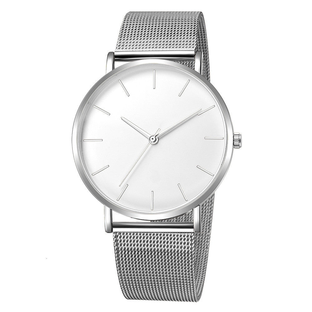Classic Steel Mesh Ultra-Thin Watch - 11 Color Options